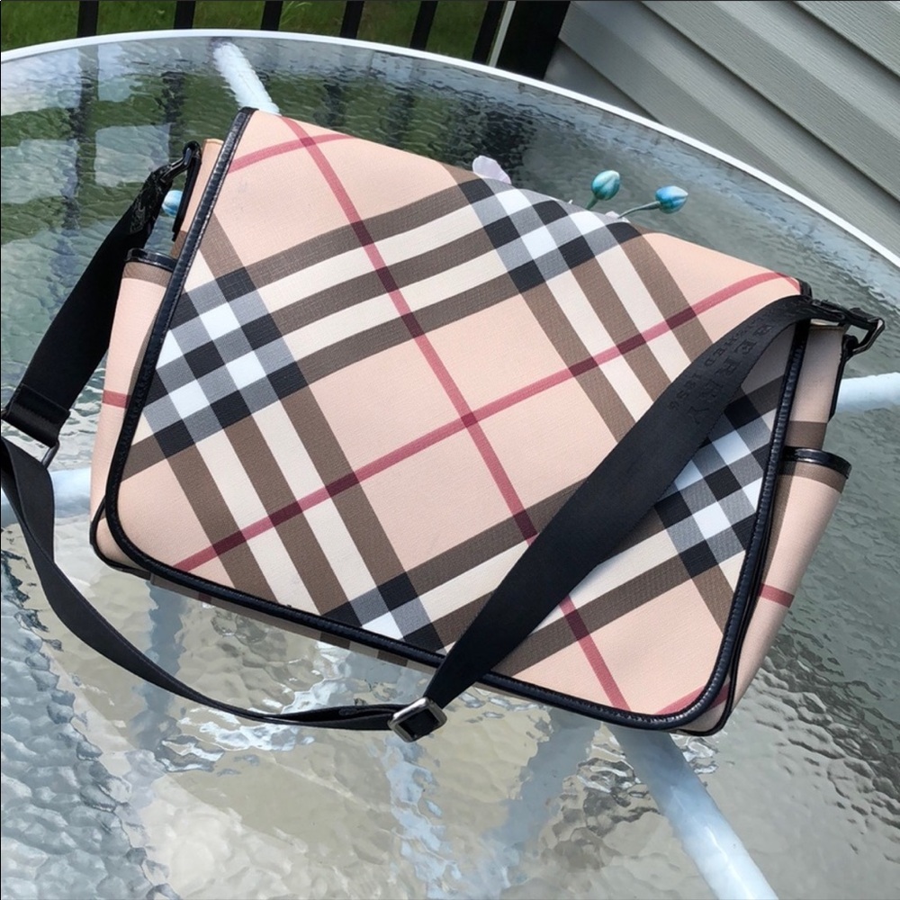 Authentic Burberry messenger bag